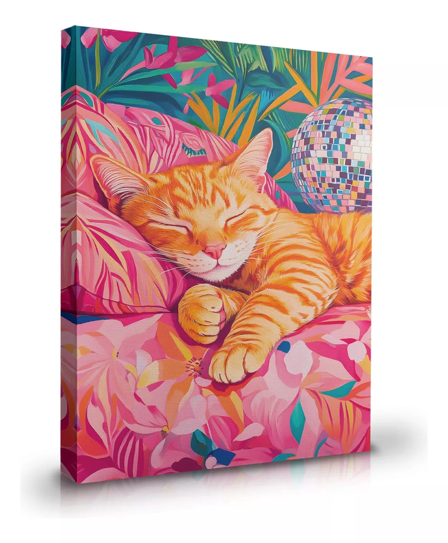 Disco Pink Cat