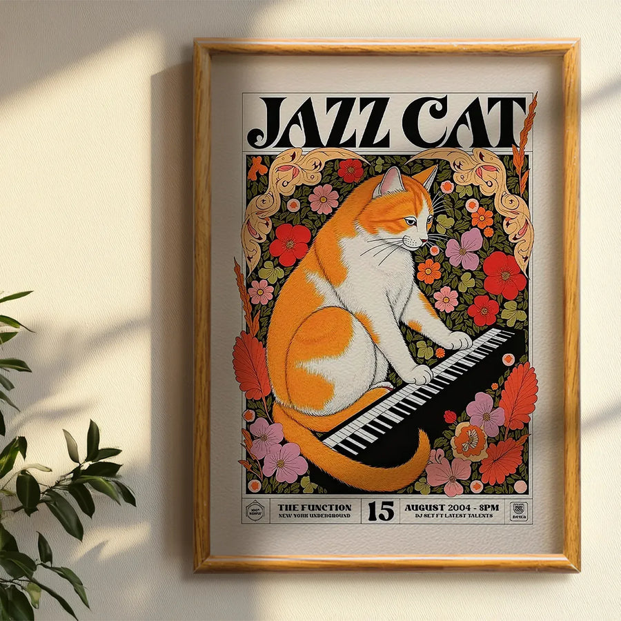 Jazz Cat Keyboard Piano
