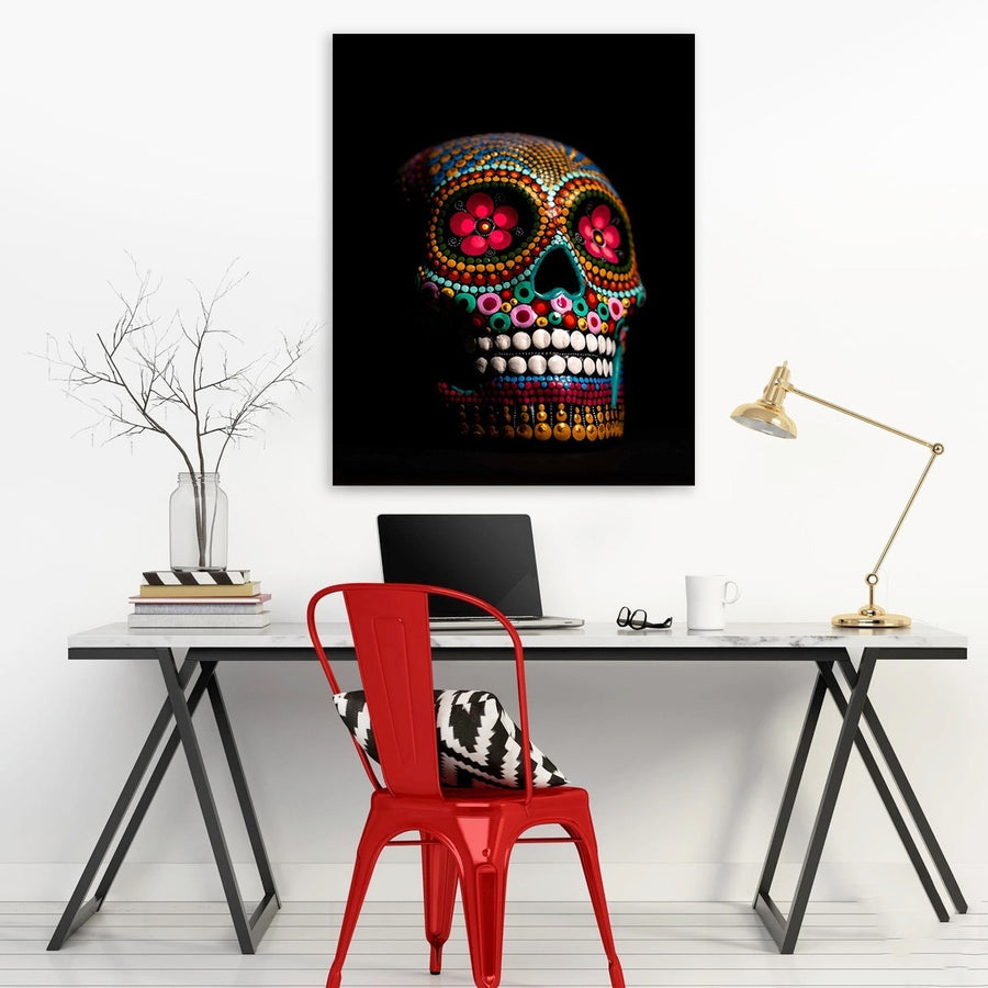 Calavera Artesanal Día de Muertos