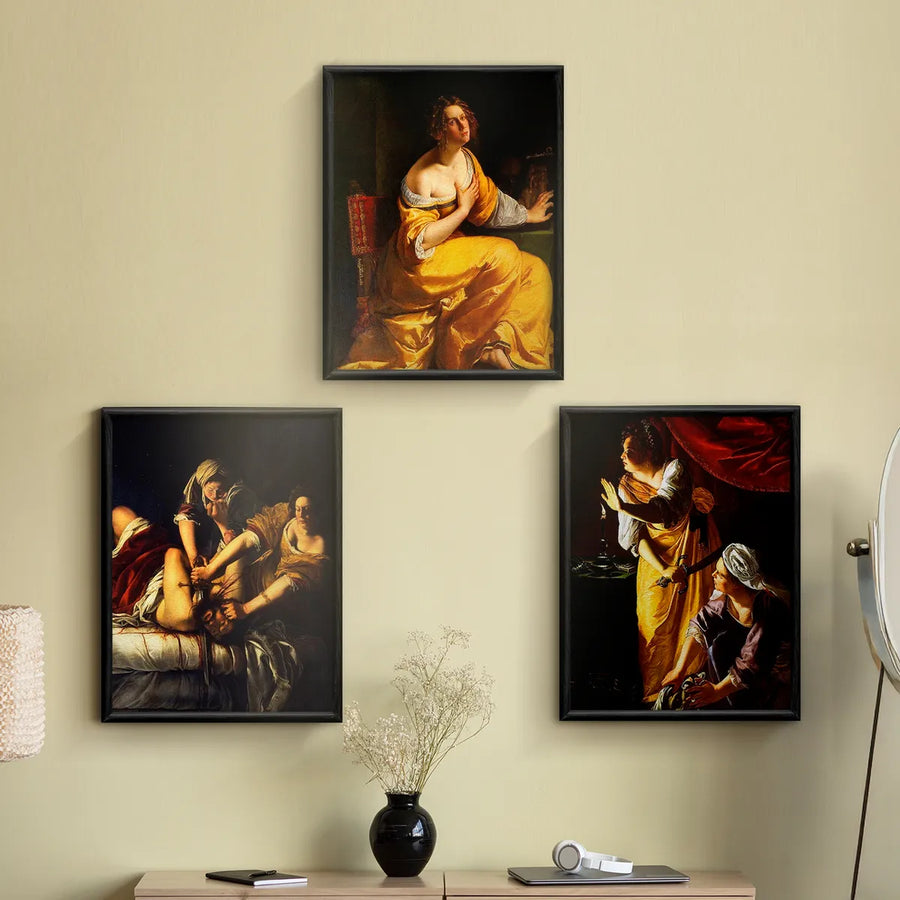 Artemisia Gentileschi Set de 3