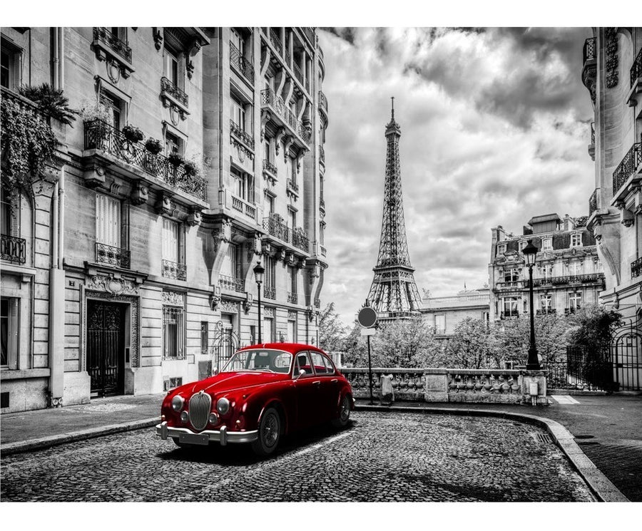 Paris Red Car