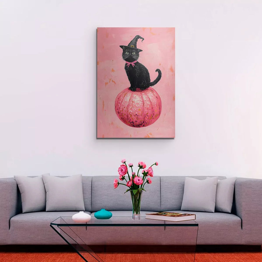 Witchy Pink Cat