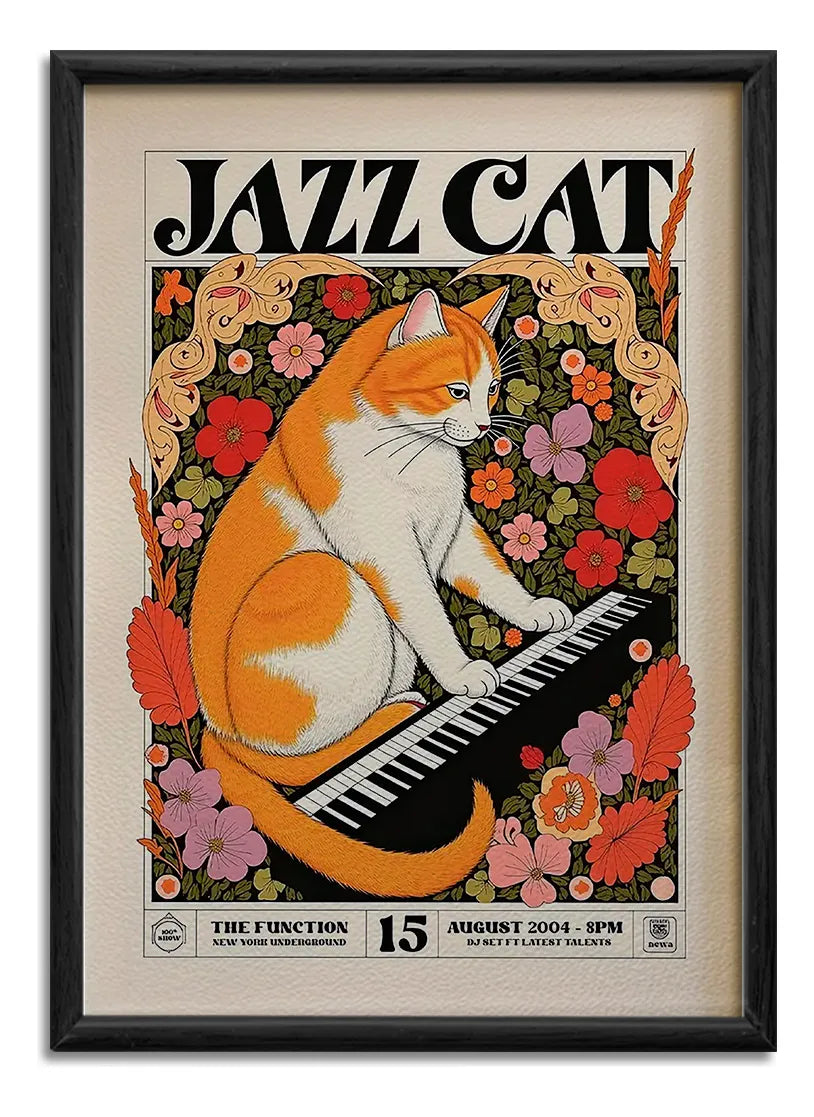 Jazz Cat Keyboard Piano