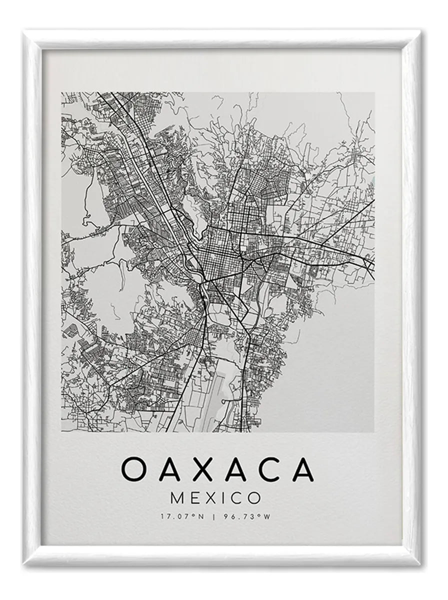 Mapa de Oaxaca México