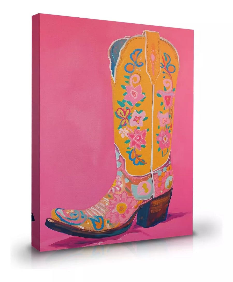 Cowgirl Floral Boot