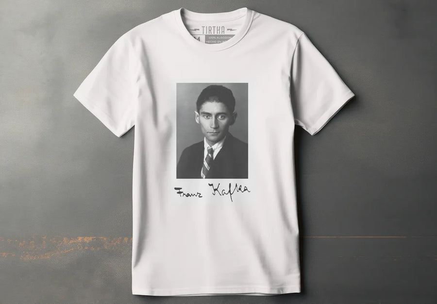 Franz Kafka Retrato - Playera de manga corta