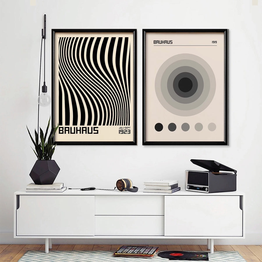 Black Bauhaus Set