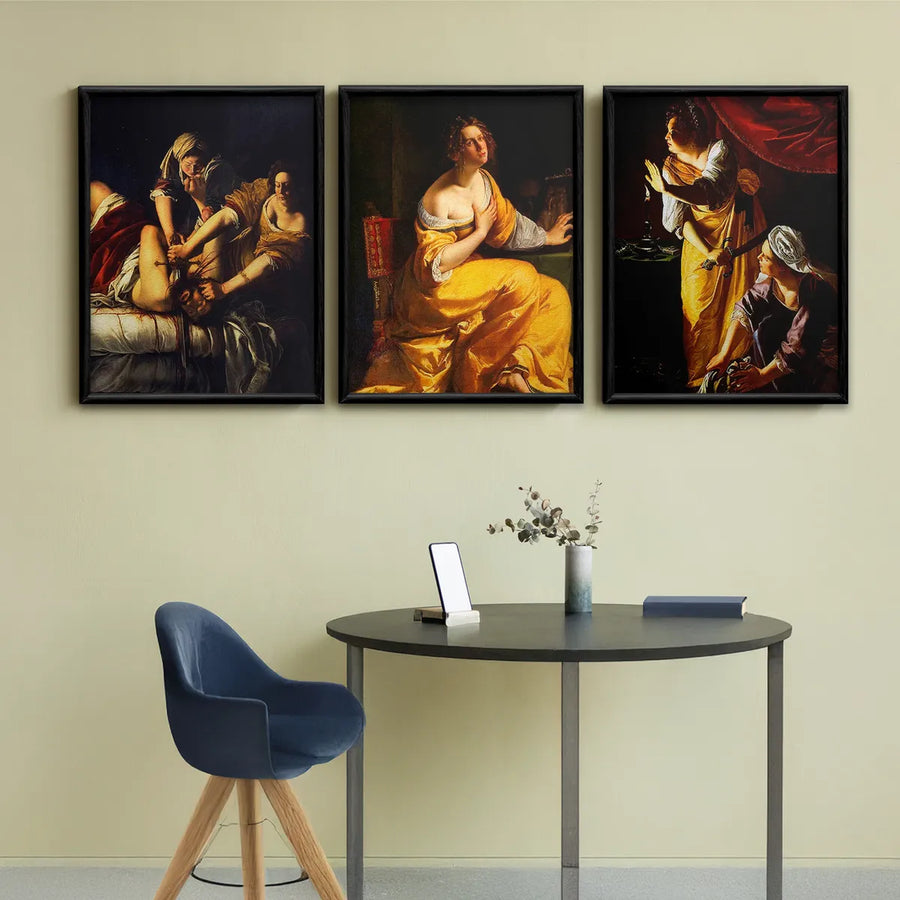 Artemisia Gentileschi Set de 3