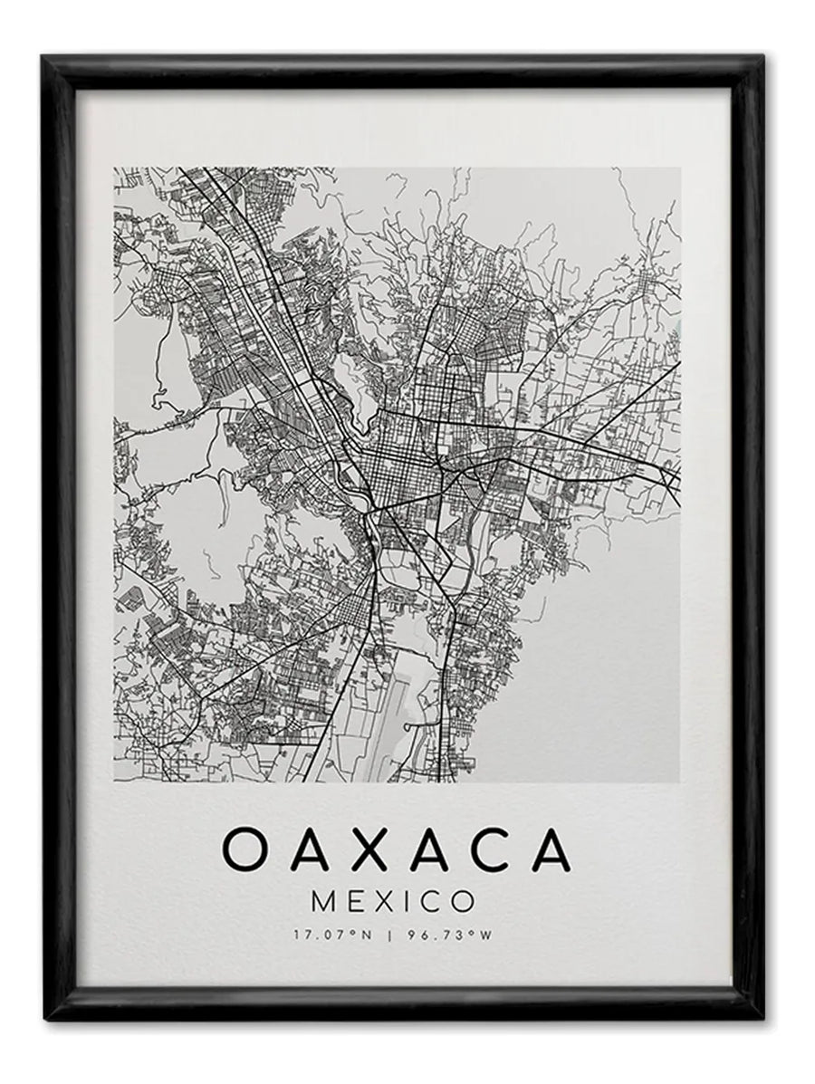 Mapa de Oaxaca México