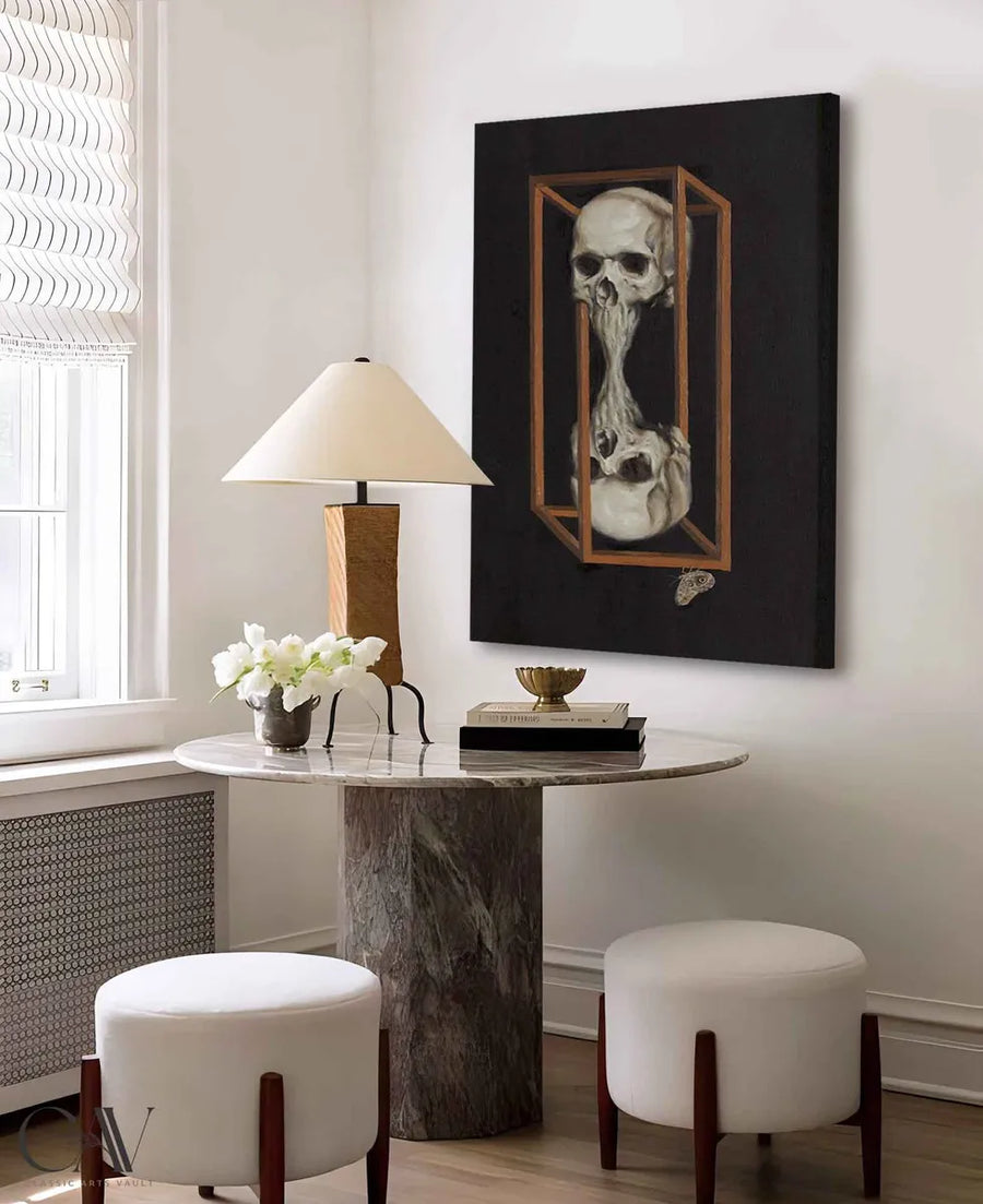 Skull Hourglass