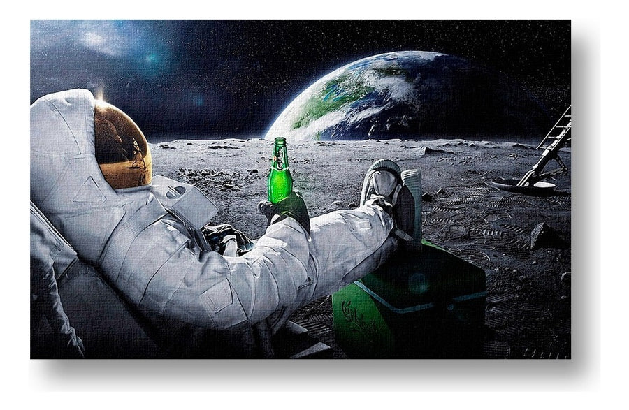 Astronauta con Cerveza