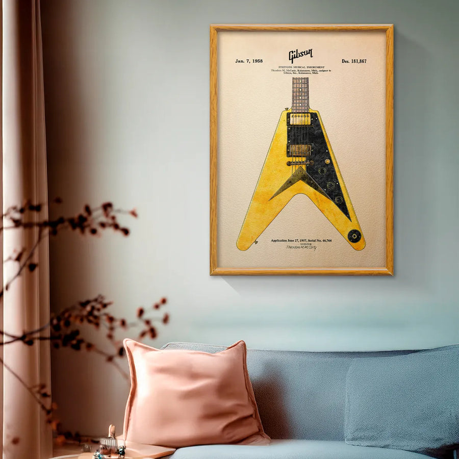 Gibson Flying Guitar Patente