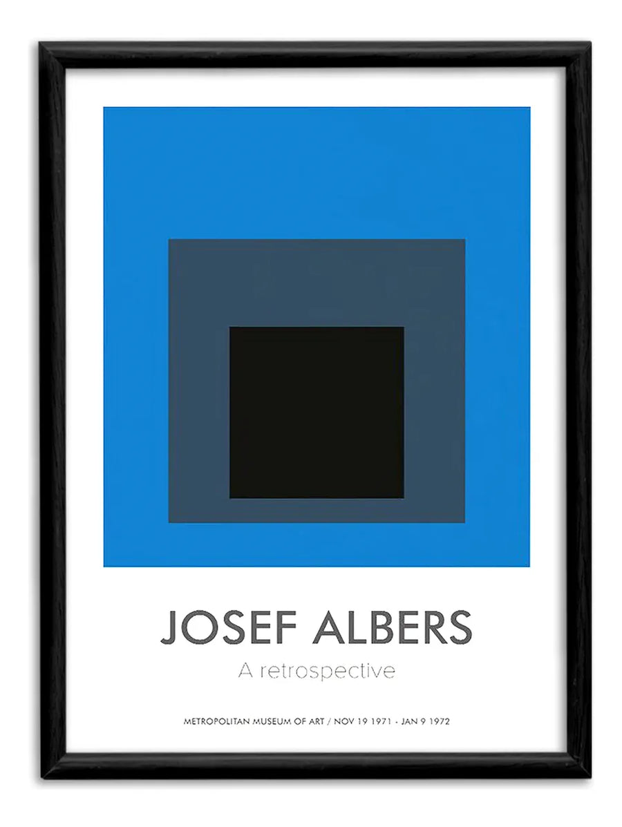 Josef Albers Teoria del Color Bauhaus MOMA retrospective (Blue)