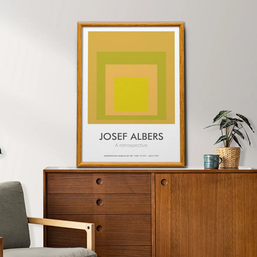 Josef Albers Teoria del Color Bauhaus MOMA retrospective (Yellow)