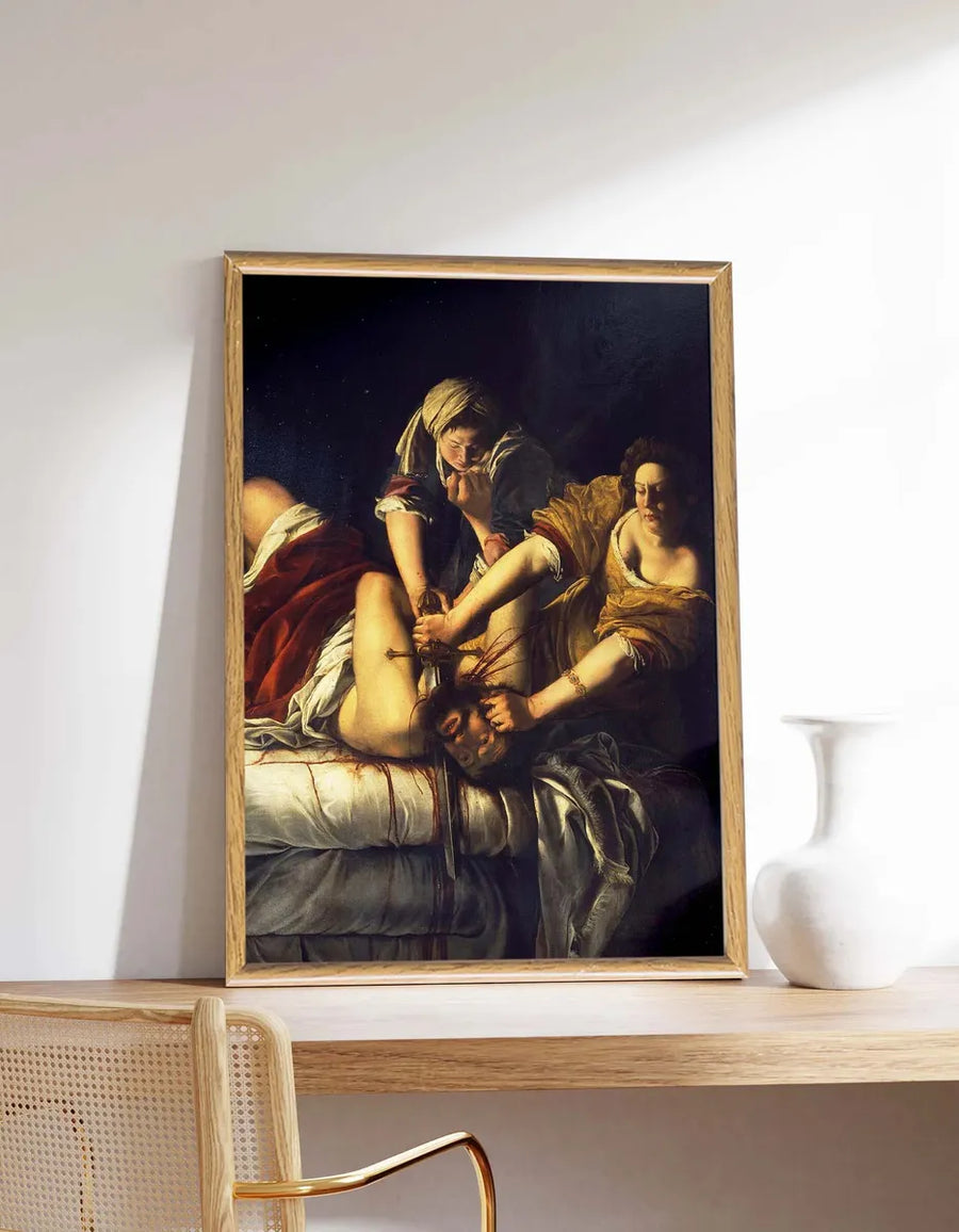Judith Decapitando A Holofernes - Artemisia Gentileschi 