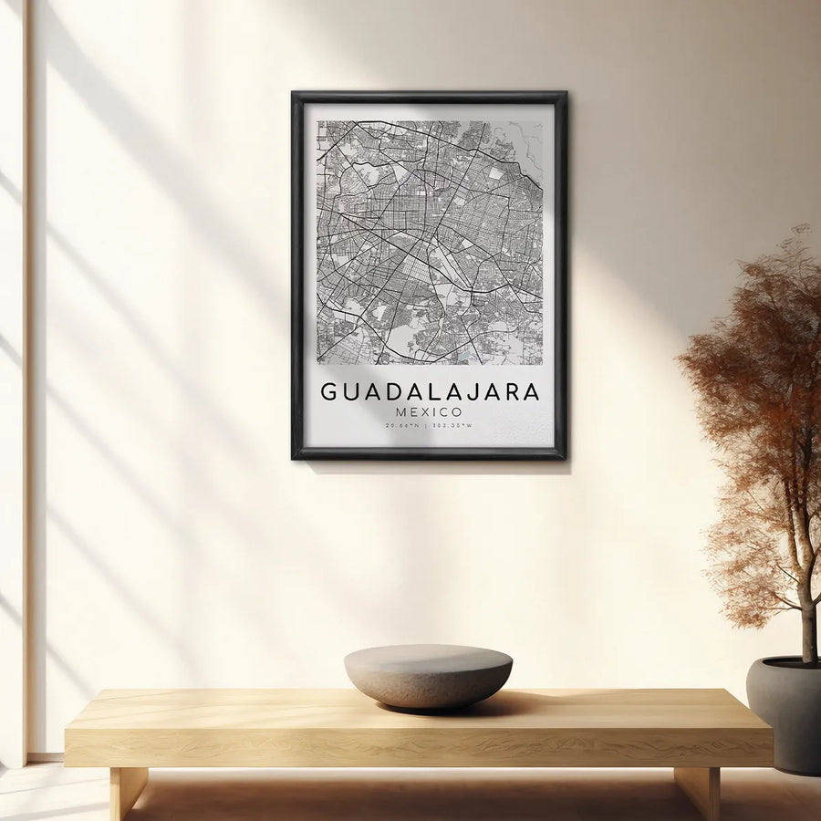 Mapa de Guadalajara México