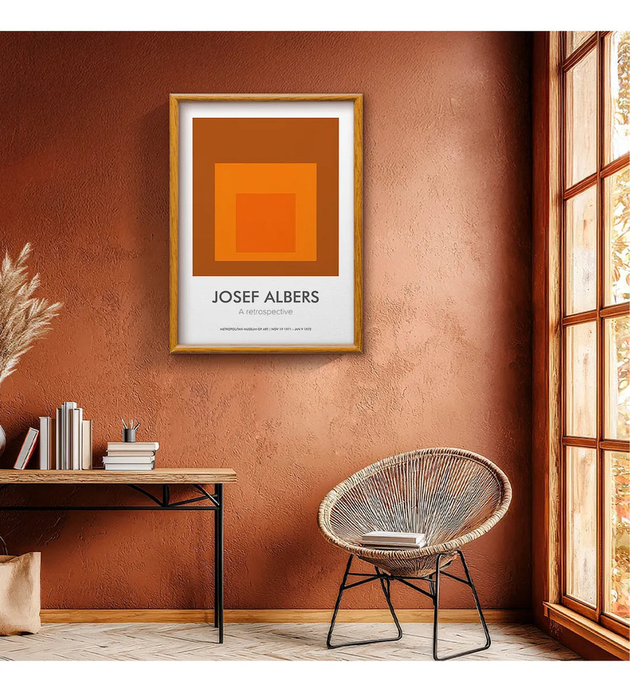 Josef Albers Teoria del Color Bauhaus MOMA retrospective (Brown)