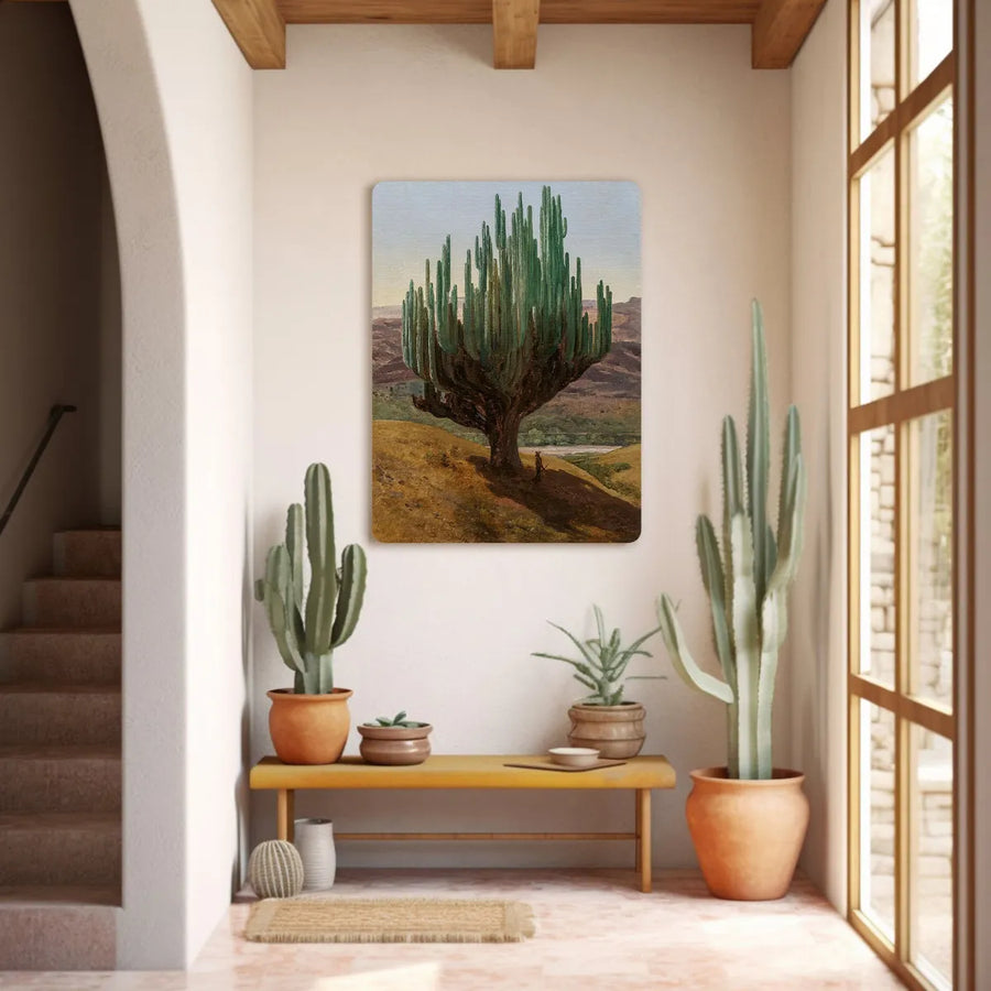 Paisaje Oaxaca, Cardón -  José María Velasco