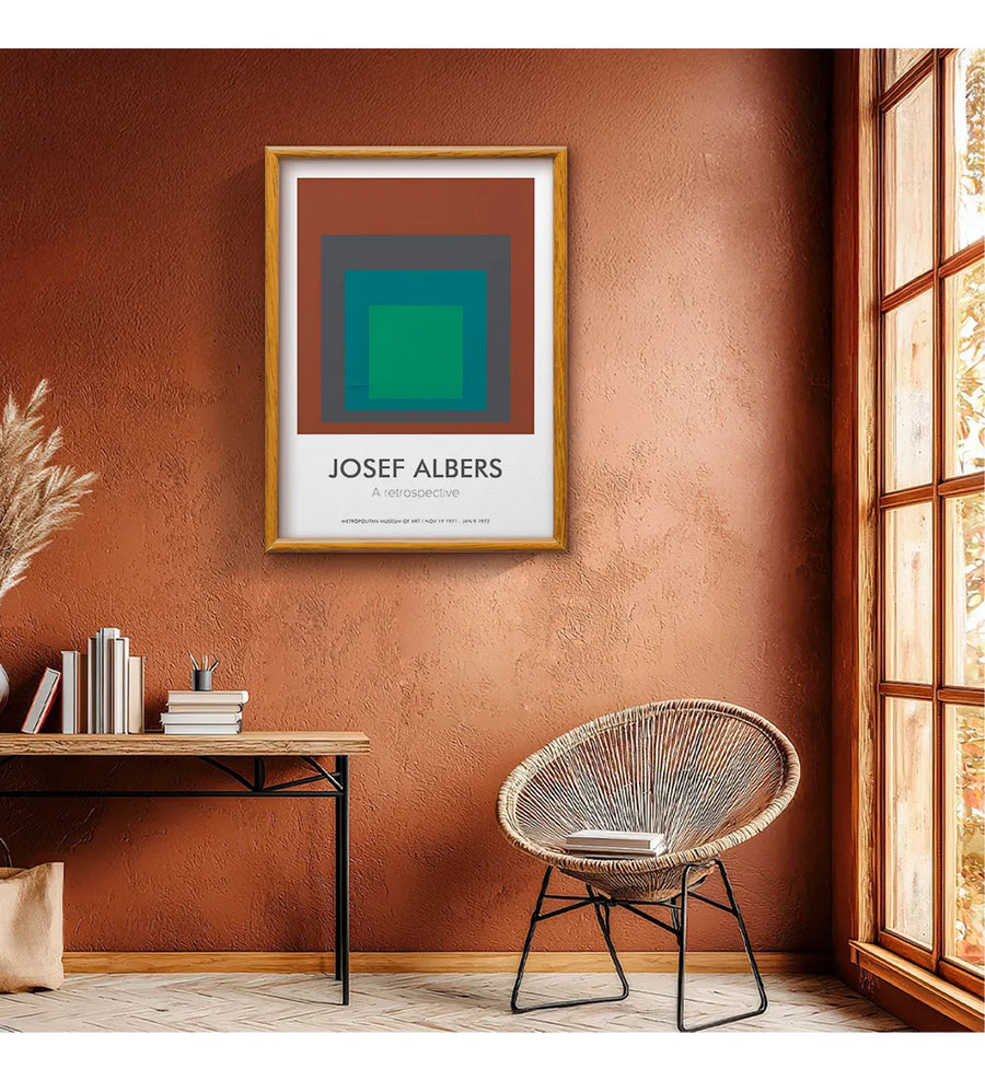 Josef Albers Teoria del Color Bauhaus MOMA retrospective (Green)