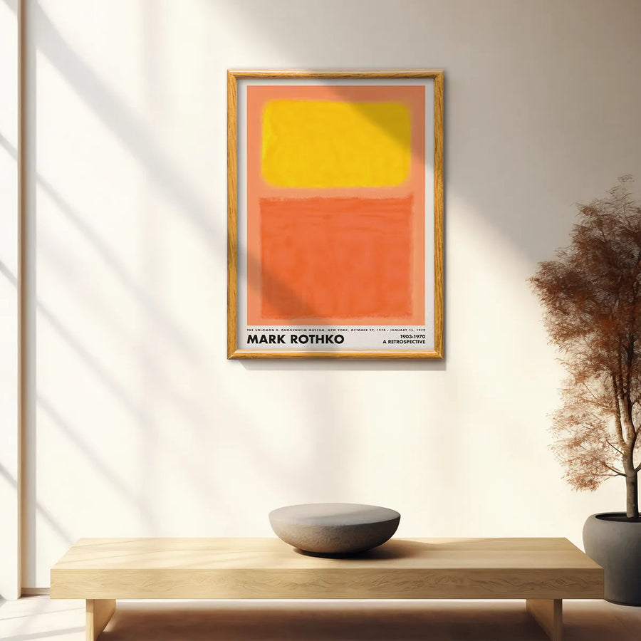 Mark Rothko Retrospective (Orange)