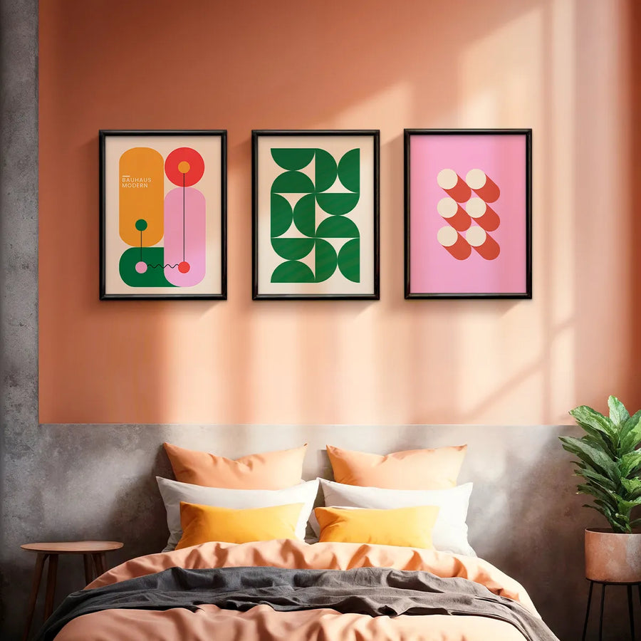Bauhaus Modern Set (Pink)