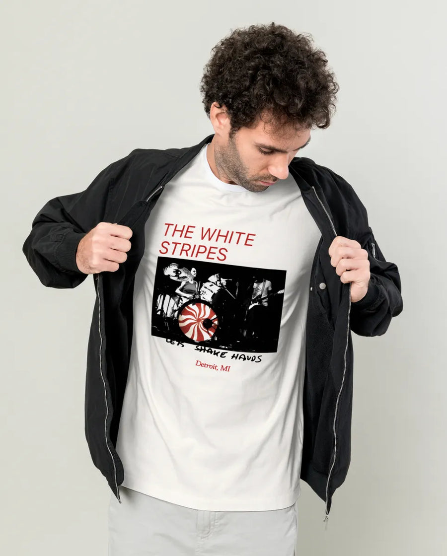 The White Stripes - Playera de manga corta