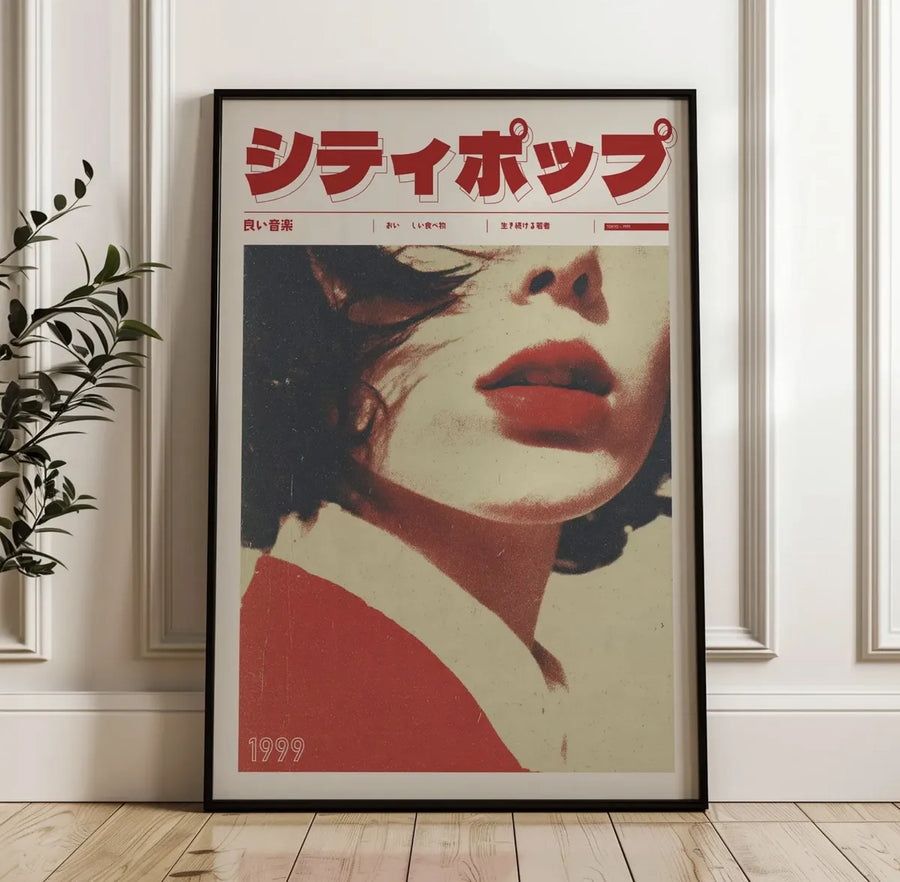 Retro Girl Japan 90's  Vaporwave