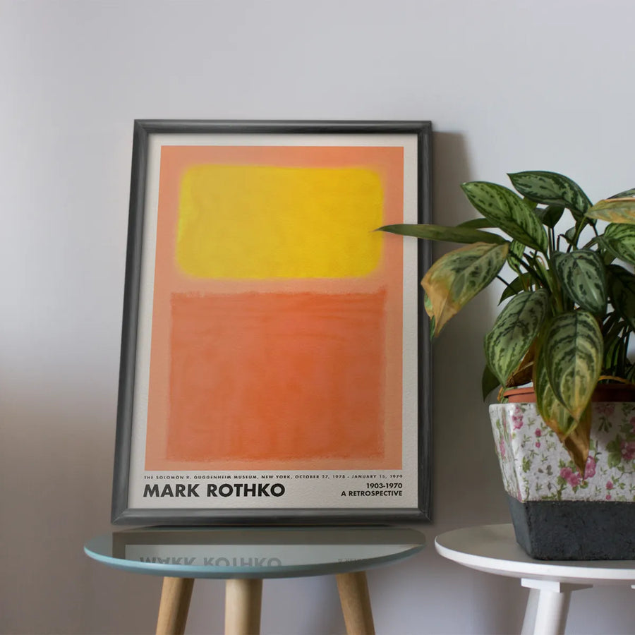 Mark Rothko Retrospective (Orange)