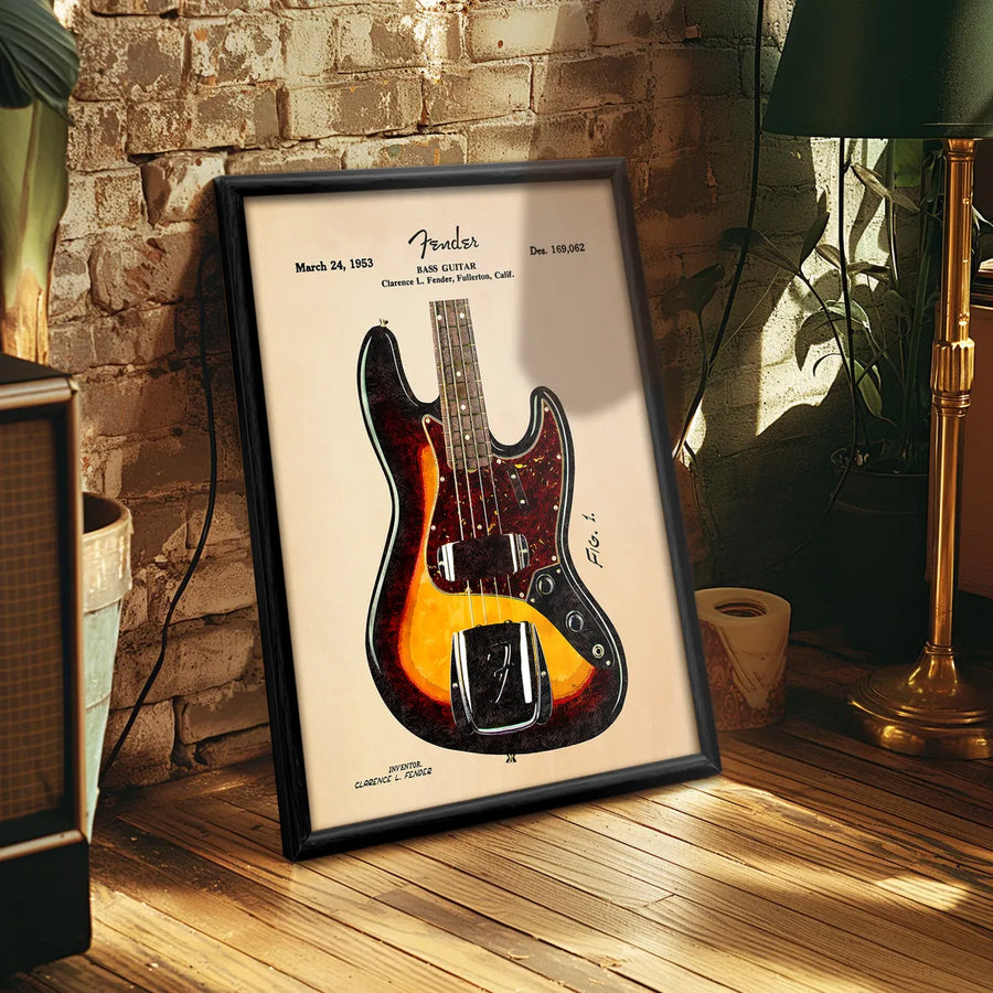 Jazzmaster Bass Fender Patente