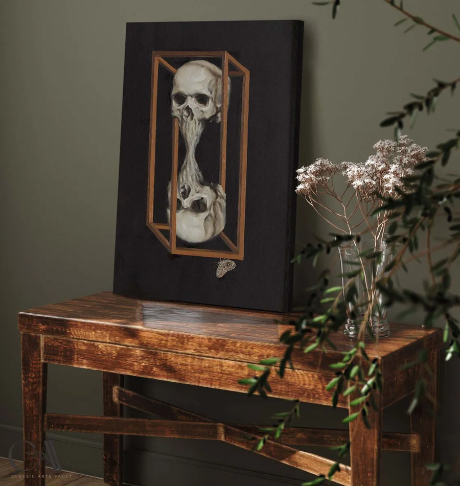 Skull Hourglass