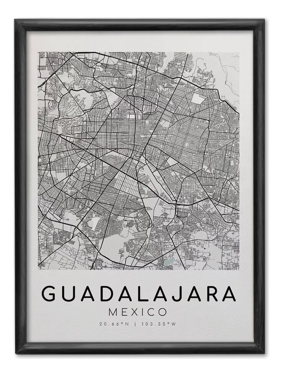 Mapa de Guadalajara México