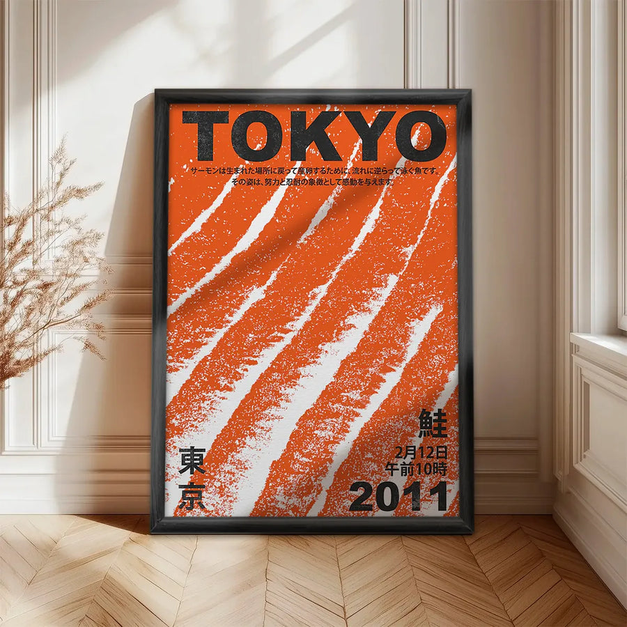 Tokyo Salmon Vintage Poster
