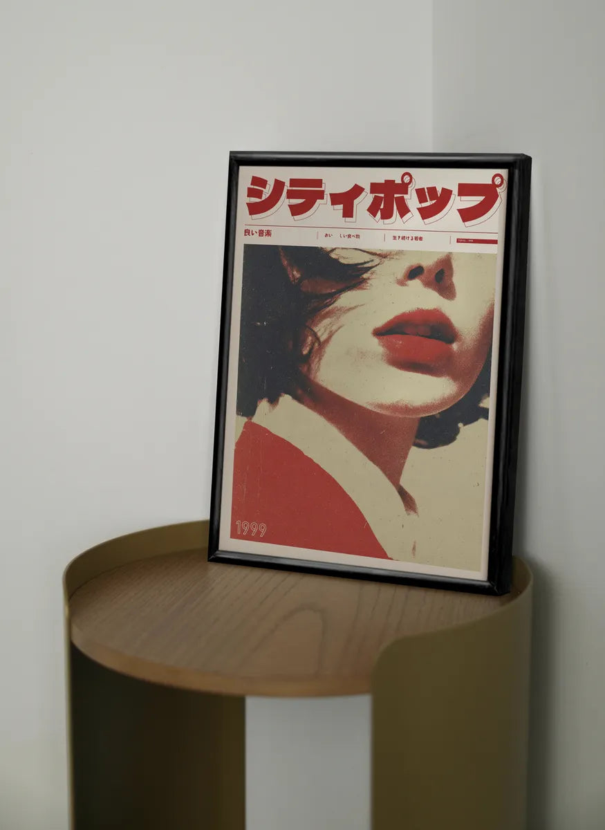 Retro Girl Japan 90's  Vaporwave