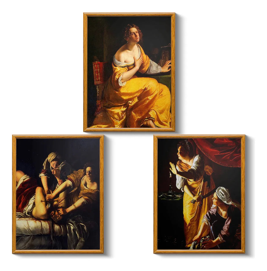 Artemisia Gentileschi Set de 3