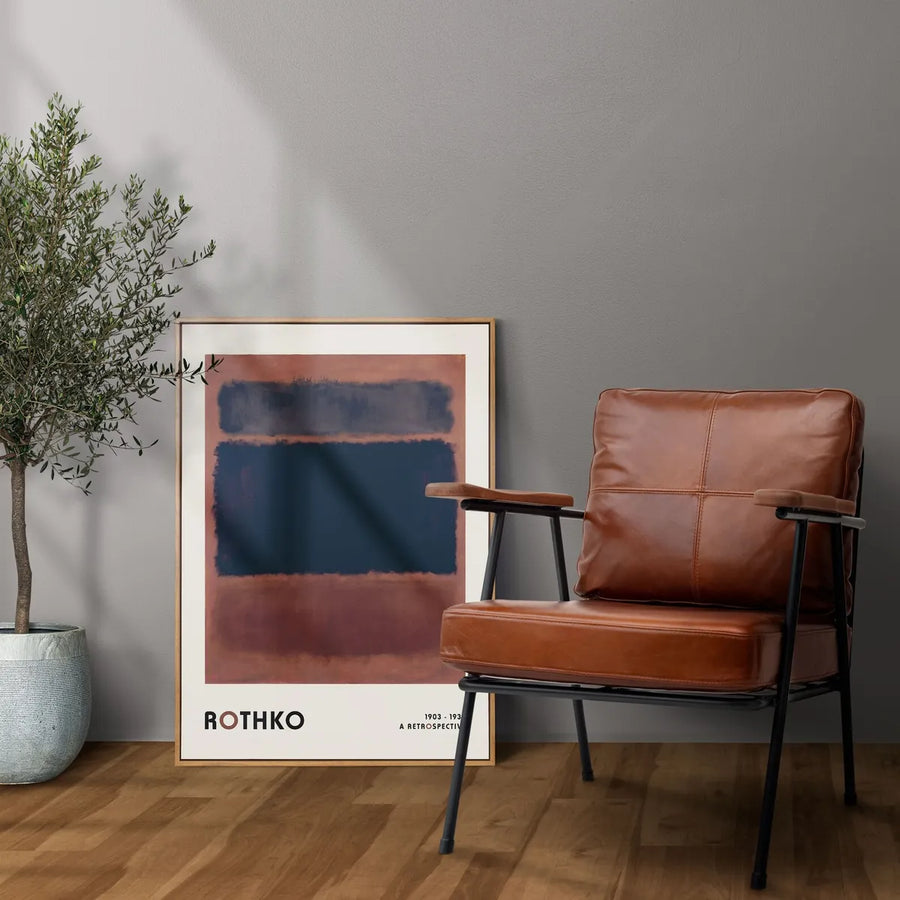 Mark Rothko Retrospective (1903 - 1930)  - Terciopelo azul