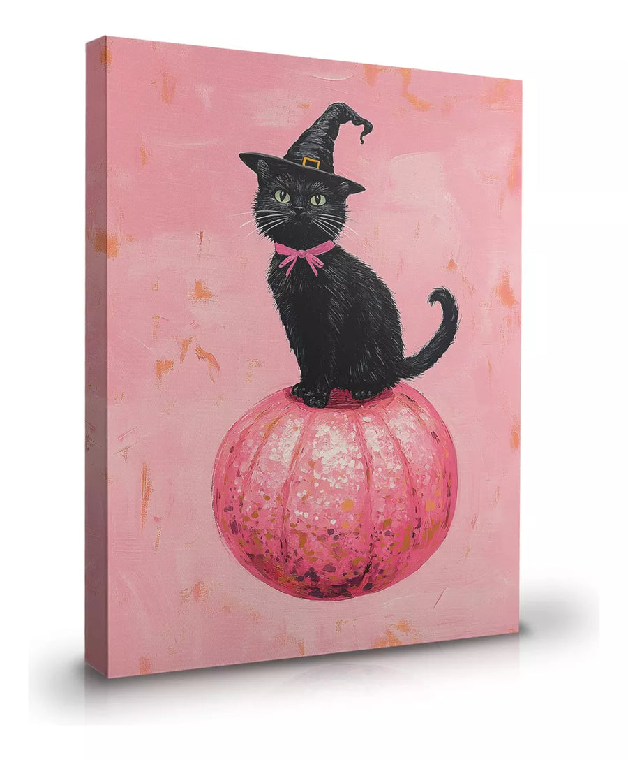 Witchy Pink Cat