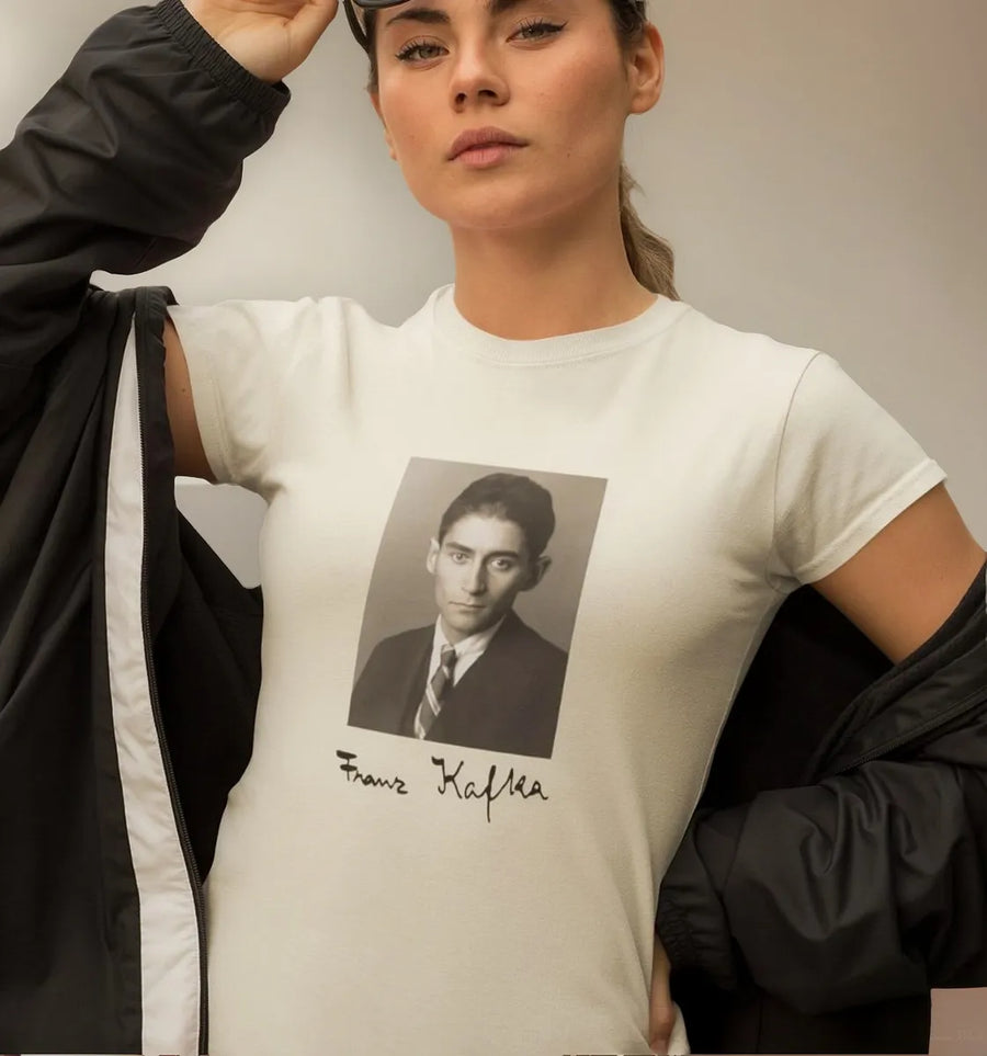 Franz Kafka Retrato - Playera de manga corta