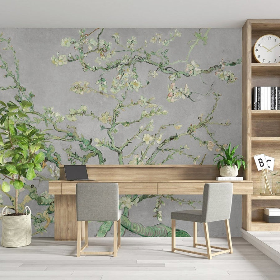 Van Gogh Almond Blossom Gris