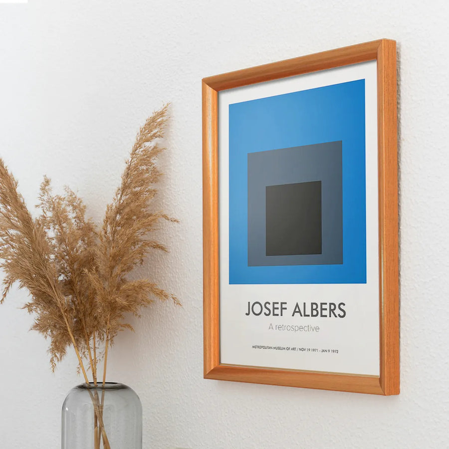 Josef Albers Teoria del Color Bauhaus MOMA retrospective (Blue)