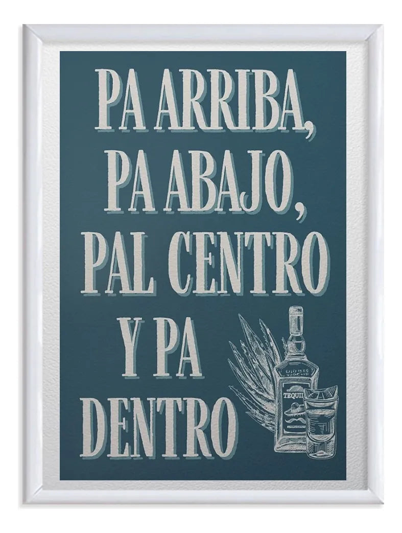 Pa Arriba, Pa Abajo, Pal Centro y Pa Dentro - Tequila Azul México
