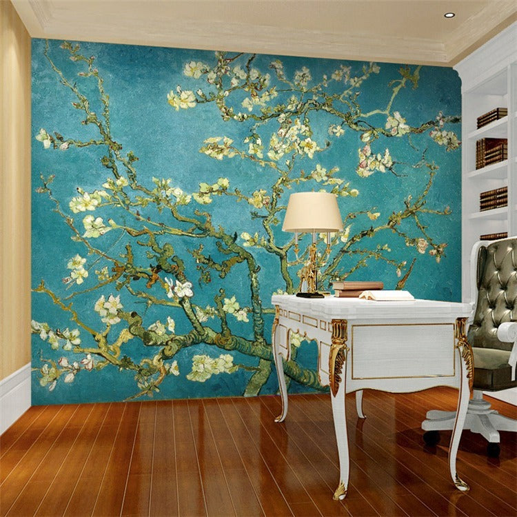 Van Gogh Almond Blossom Turquesa