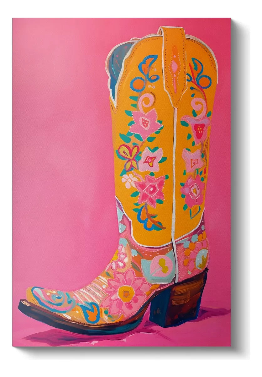Cowgirl Floral Boot