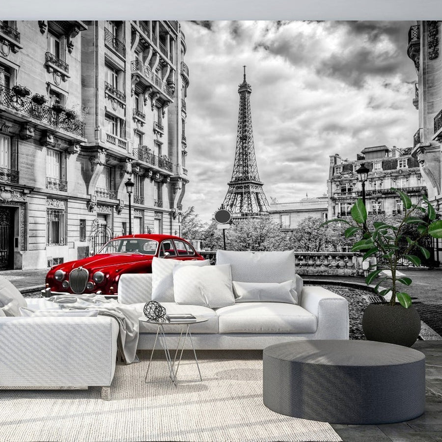 Paris Red Car