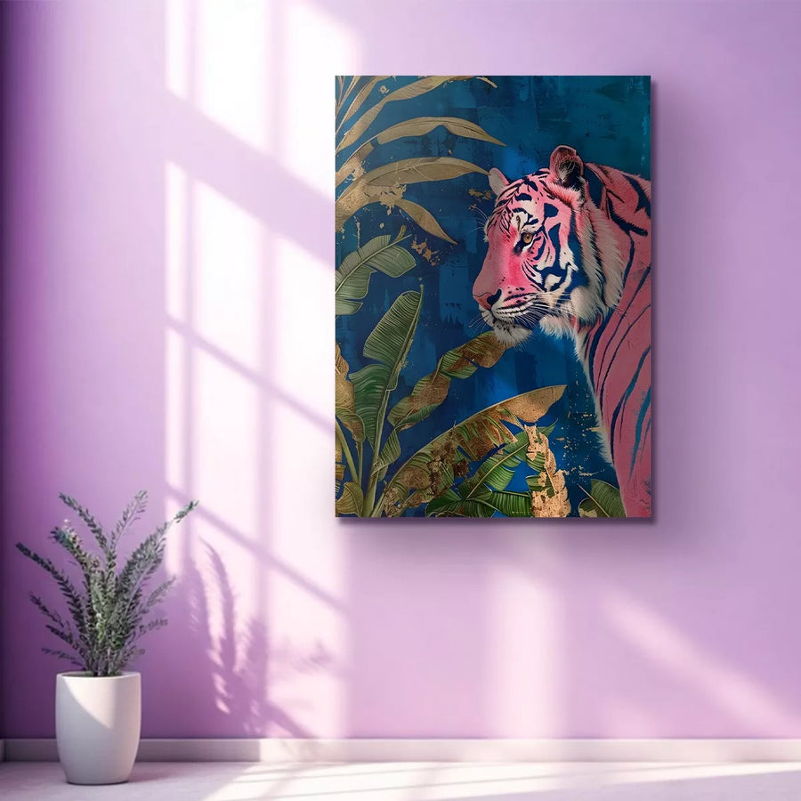 Tiger Blue Leaves