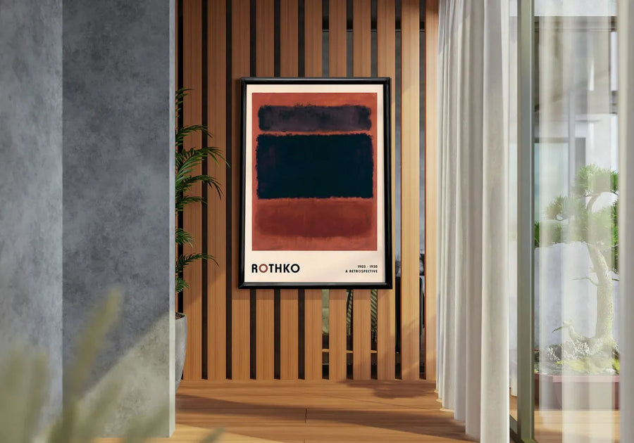 Mark Rothko Retrospective (1903 - 1930)  - Terciopelo azul