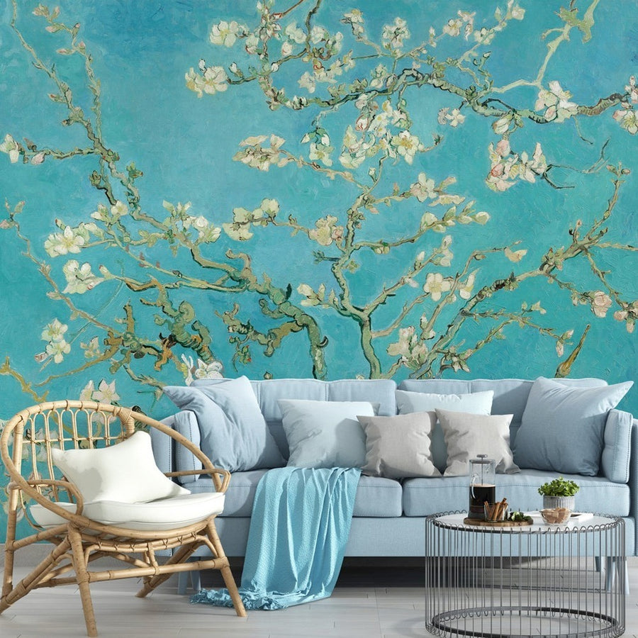 Van Gogh Almond Blossom Turquesa