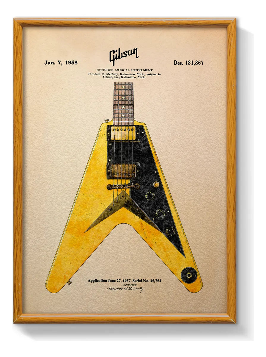 Gibson Flying Guitar Patente