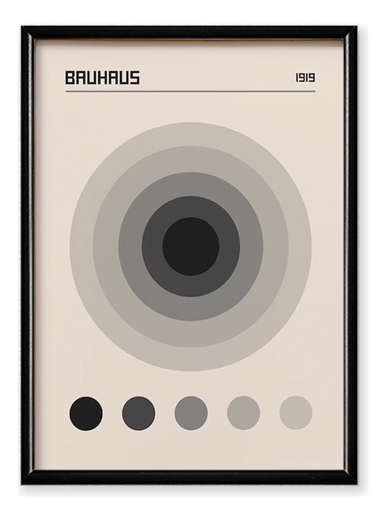 Black Bauhaus Set