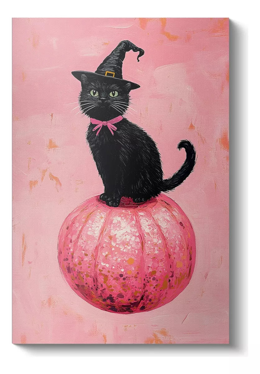 Witchy Pink Cat