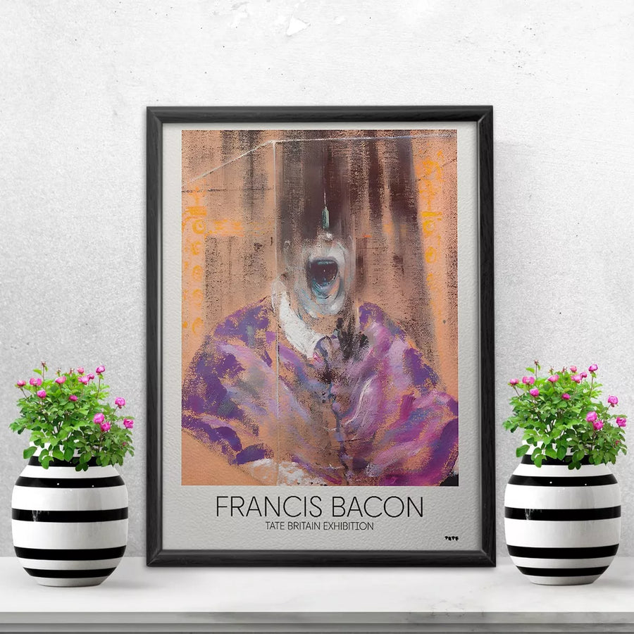 Estudio del retrato del Papa Inocencio X de Velázquez - Francis Bacon Portrait